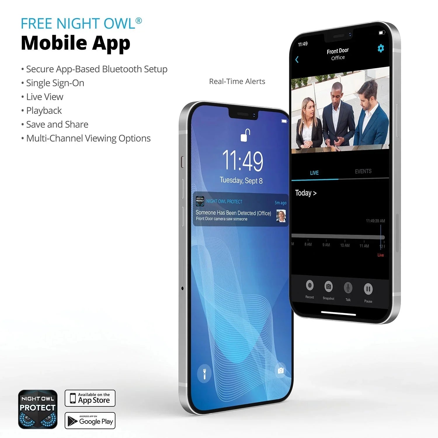 12 Channel DVR Home Security Camera System - 8 Pack